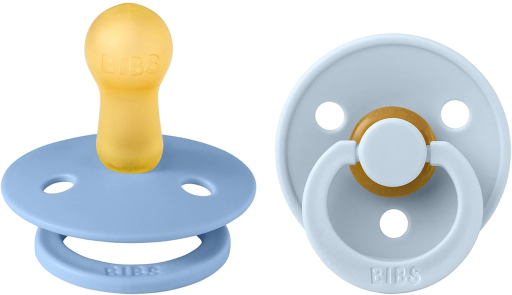 BIBS COLOUR chupetes calmantes 2 pack de caucho para 6 meses+