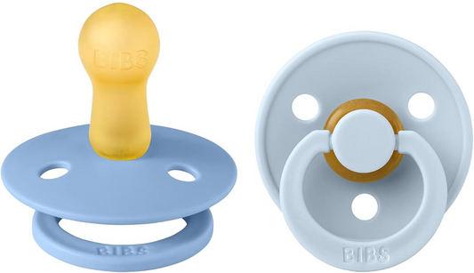 BIBS COLOUR chupetes calmantes 2 pack de caucho para 6 meses+