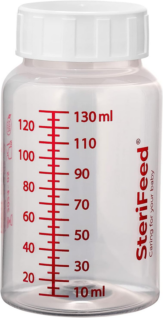 STERIFEED recipiente para leche materna biberón 130 ml 1 unidad