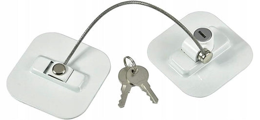 Cerradura de seguridad para niños para armarios y cajones 19 cm + 2 llaves