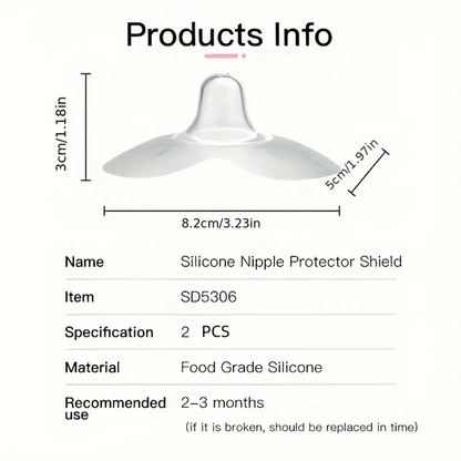 Protectores para pezones de lactancia 13mm talla S x2