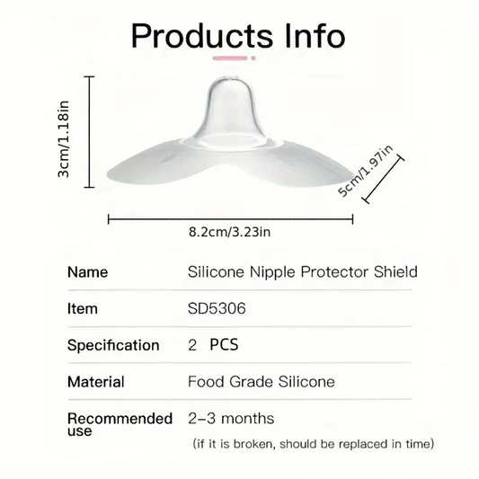 Protectores para pezones de lactancia 13mm talla S x2