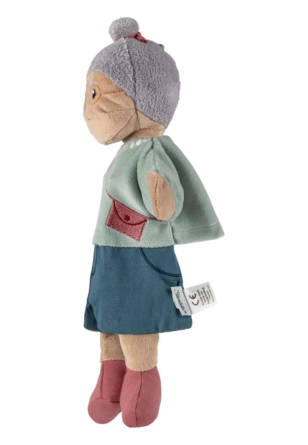 Sterntaler Oma marioneta de mano de abuela con gafas y collar