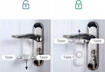 MOONYBABY protector para puertas contra apertura por niños 2 unidades