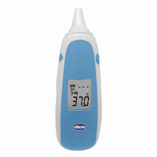 CHICCO Comfort Quick termómetro de oído sin contacto + 20 fundas y estuche