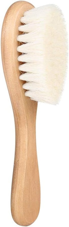 MUMUSUKI cepillo de madera para el cabello con pelo de cabra 0-6 m